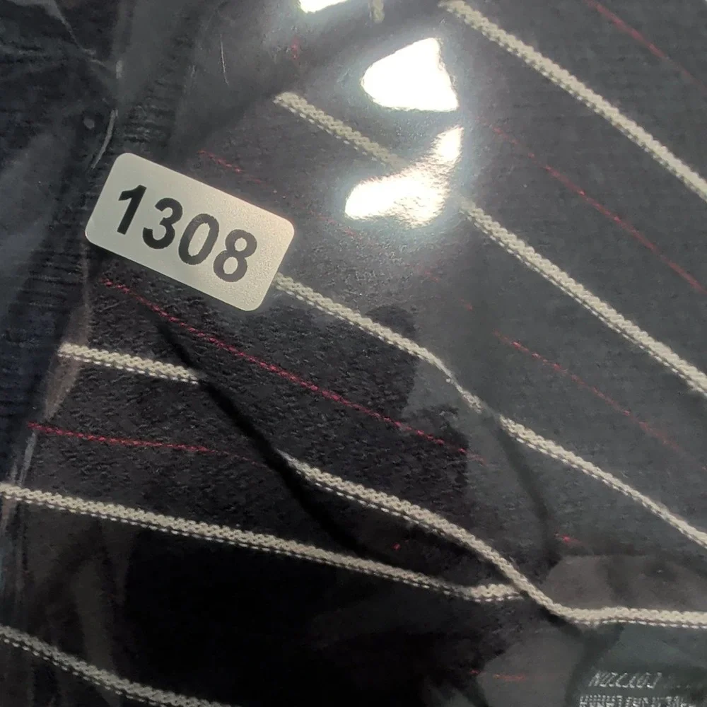 Vintage Polo By Ralph Lauren Striped Classic Golf Polo Shirt Navy Blue Size‎ XL